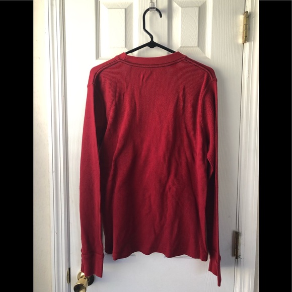 Red Thermal Long Sleeve Shirt - Picture 2 of 7